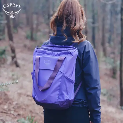 Osprey 메신저 탑 하이킹 배낭 방수 경량 여행 멀티 구획 조절 가능한 스트랩 휴대용 롤링 클로저