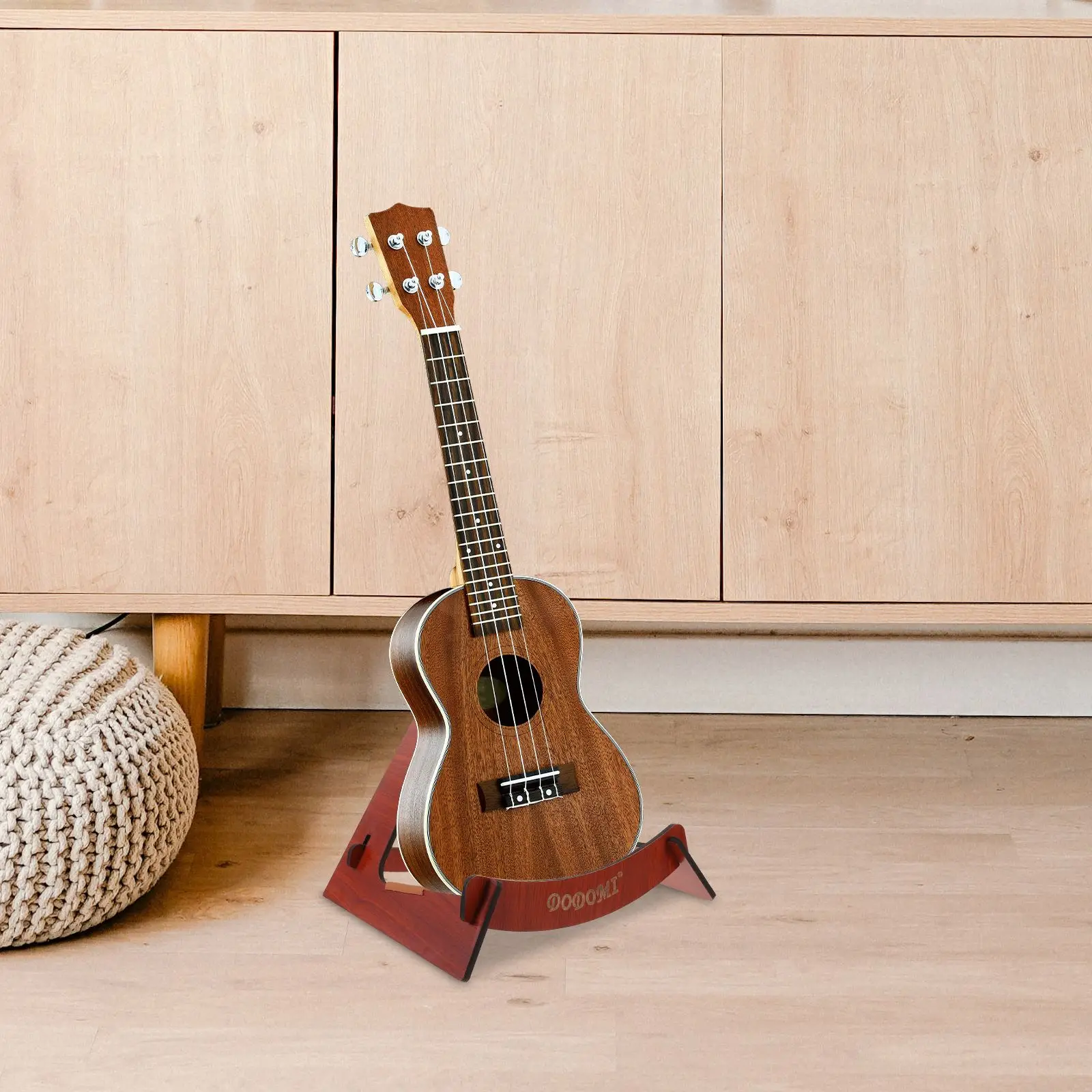 Ukulele Storage Rack Guitar Bass Stand Violin Mandolin Sand Wood Floor Guitar Support Bracket Home Shop Music instrument Display