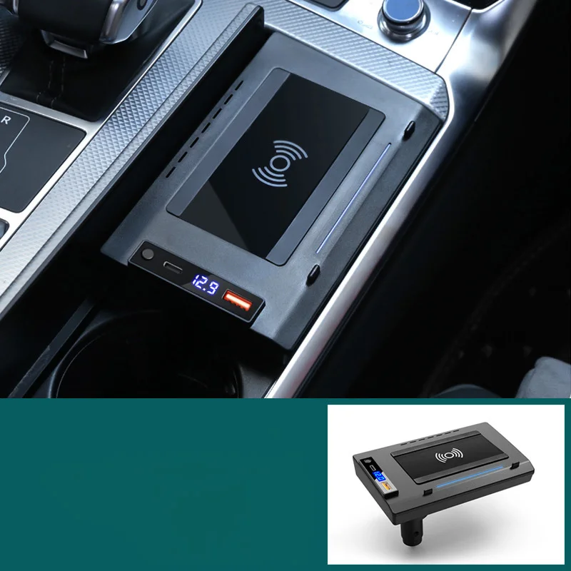 Vehicle Charging Pad Car Charger For Daily Commuting ABS Material Build 12V Voltage System Connect And Play Vehicle