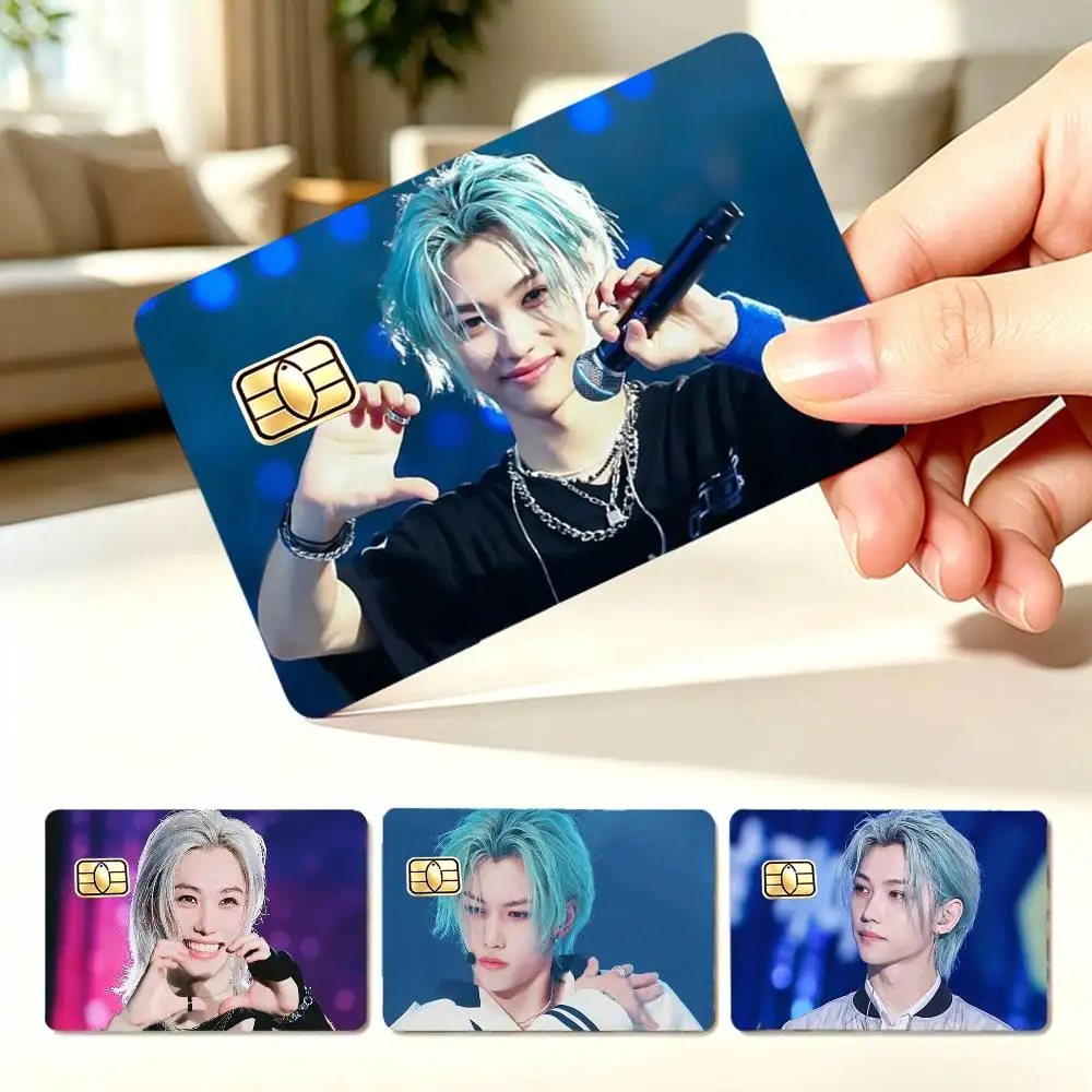 COOL F-Felix  4pcs 1Set Card Stickers Small Waterproof Chip 4PCS Card Sticker Anti-Scratch