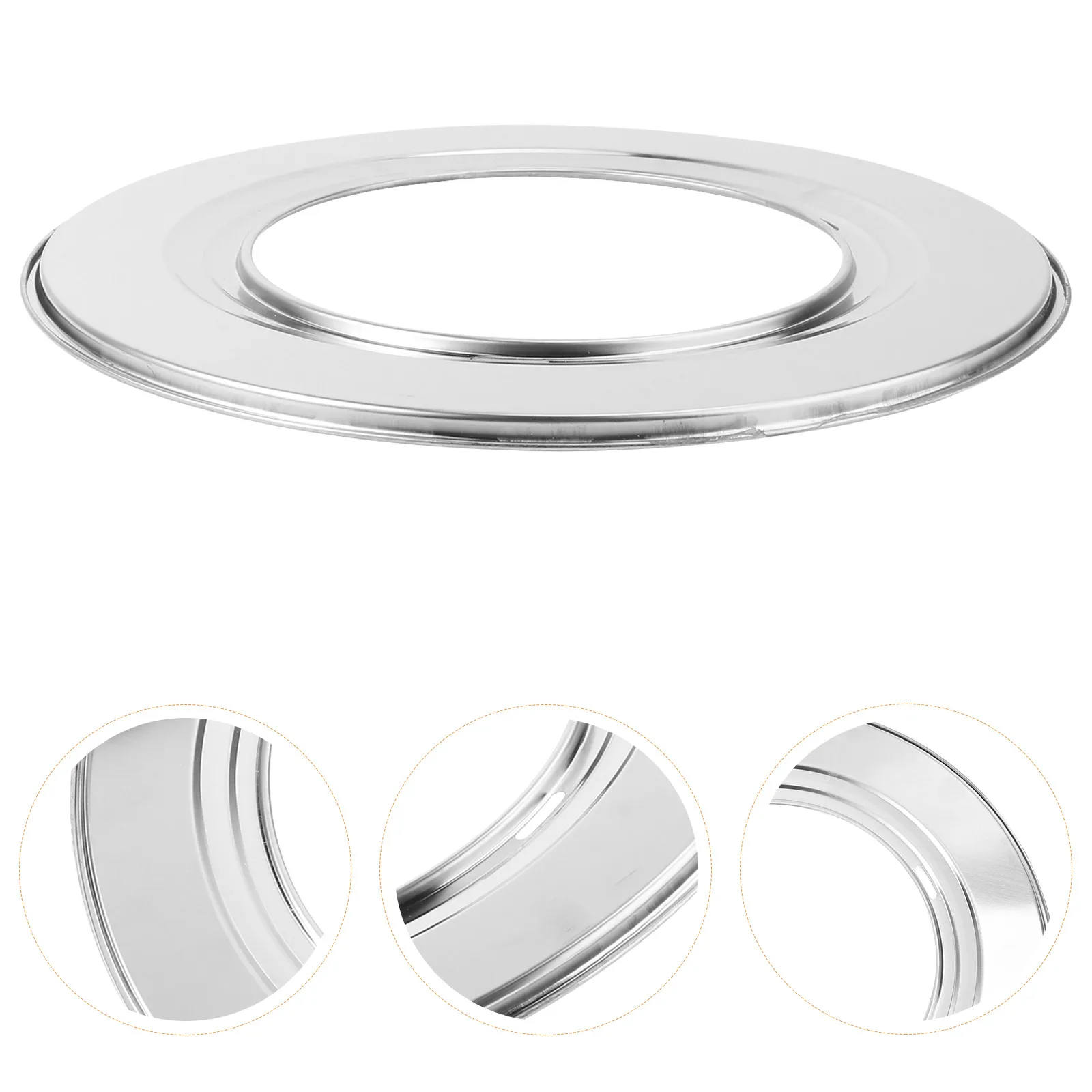 

Stainless Steel Steaming Ring 28 5cm Round Tray Pressure Cooker Rack Soup Pot Stand Canning Tool Non Stick Easy Clean