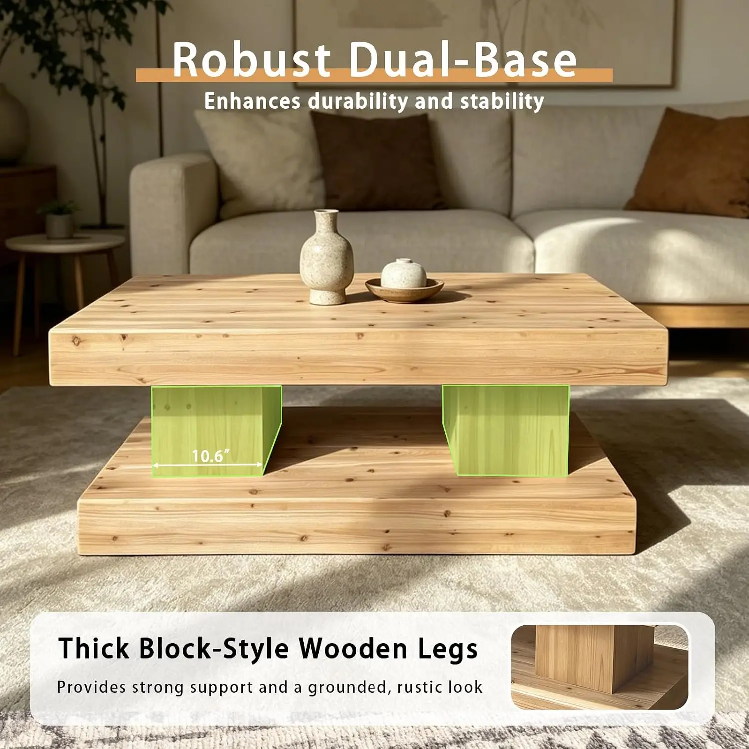 Wood Coffee Table 47