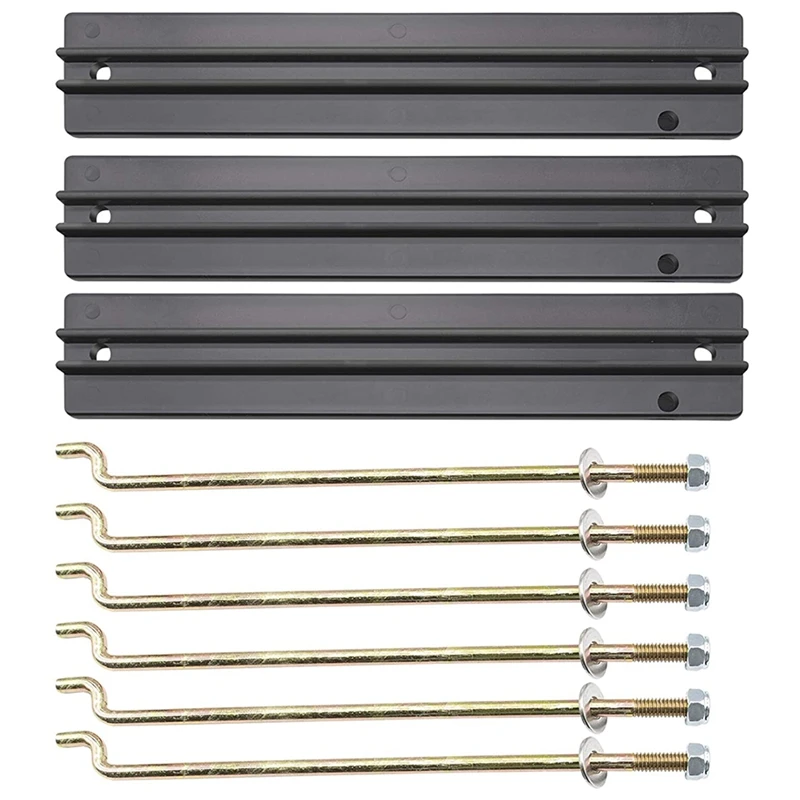 For Golf Cart Battery Hold Down Plate, Rods, Washers & Nuts,For Club Car DS And Carryall Electric 1998-2005