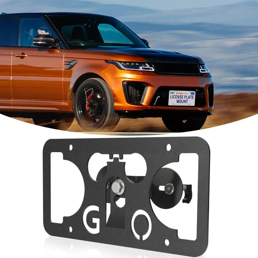 

Bumper Tow Hook License Plate Mount Bracket Compatible with Land Rover Defender,Discovery 5th gen,Discovery Sport 2nd gen,Range