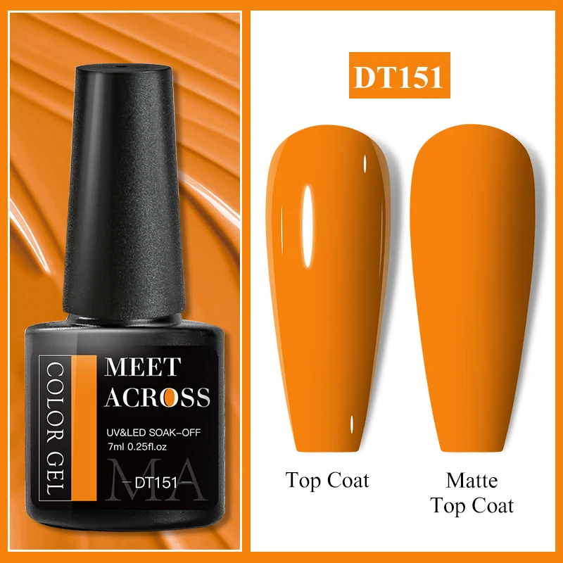 140 Farben 7ml Nagel Gel politur Nagel liefert Vernis Semi Permanent Nail Art Maniküre LED UV Gel Nagellack Basis oben einweichen