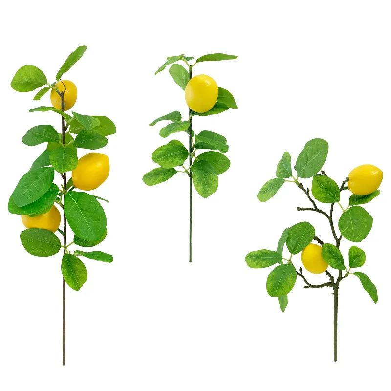 Lemon Branches Artificial Plants Fruits Home Decor Garden Sets Party Supplies Tree Accessories Fake Fruit Llimones Decorativos