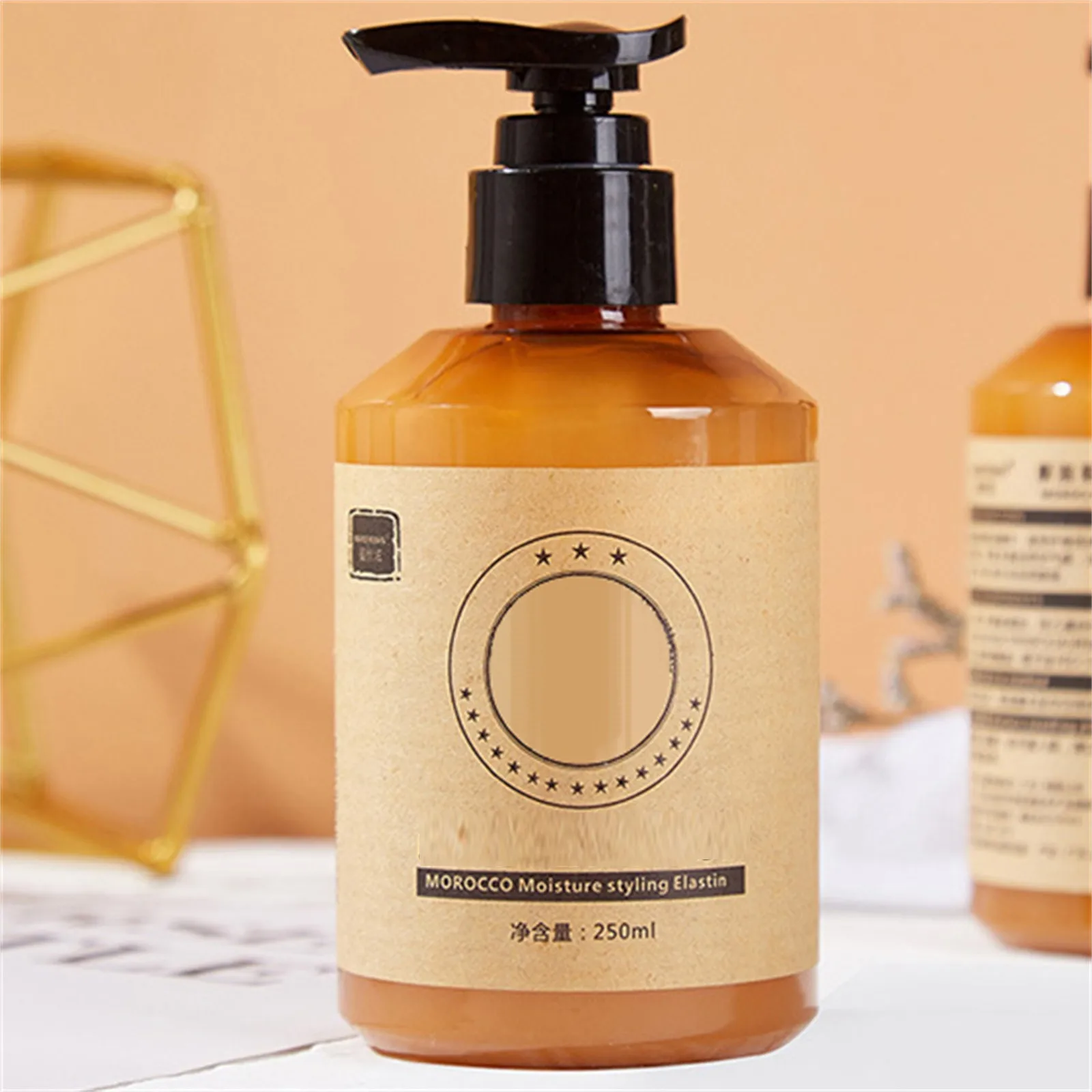 Moroccan Curl Defining Cream Elastic Styling Mousse For Curly Hair Anti-Frizz Moisturizing Hair Styling Product Efecto EláStico