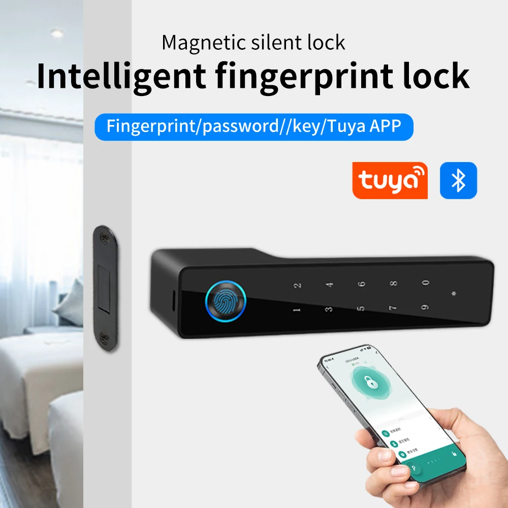 tuya-smart-fingerprint-lock-nero-opaco-rettangolo-muto-moderno-in-alluminio-smartlife-digit-maniglia-per-porta-serrature-serratura-di-aspirazione-magnetica