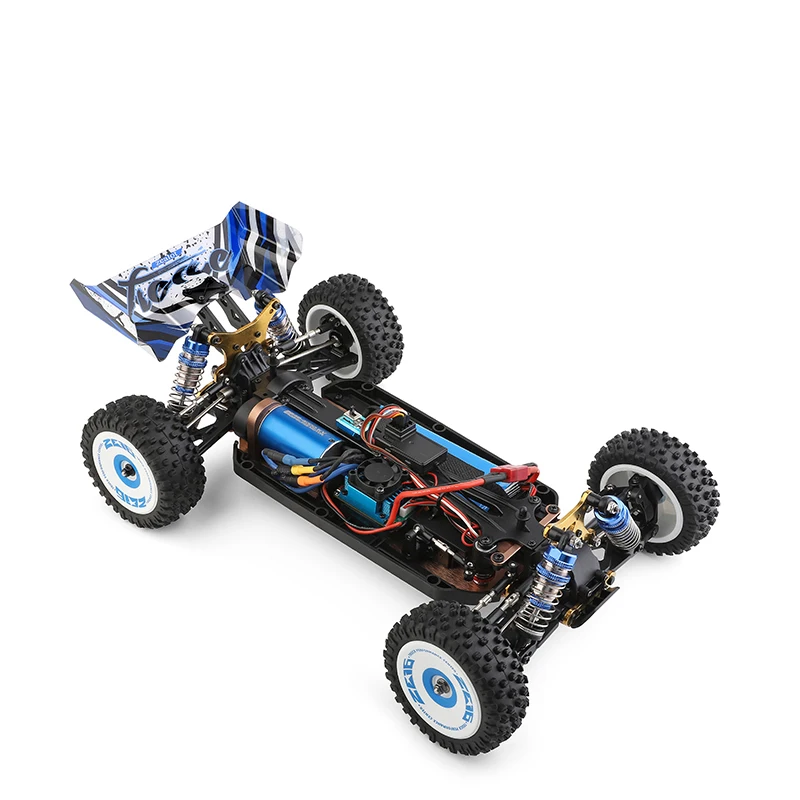 Wltoys-Voitures de course télécommandées à grande vitesse, jouets de dérive tout-terrain pour Aduit, moteur sans balais versiBrushless, 75 km/h, 124017-V8, 1/12, 2.4G, nouveau