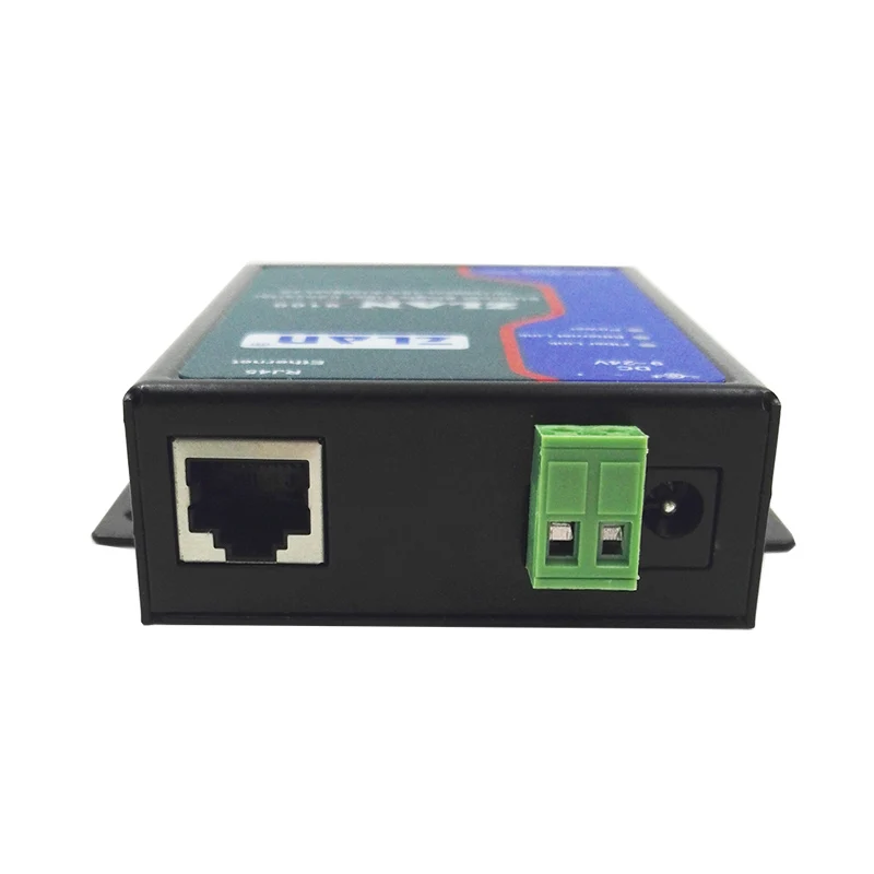 Transceiver Optik Ethernet 100M Kelas Industri Mode Tunggal Serat Tunggal Port Optik Tegangan Lebar ke Port Jaringan ZLAN9100
