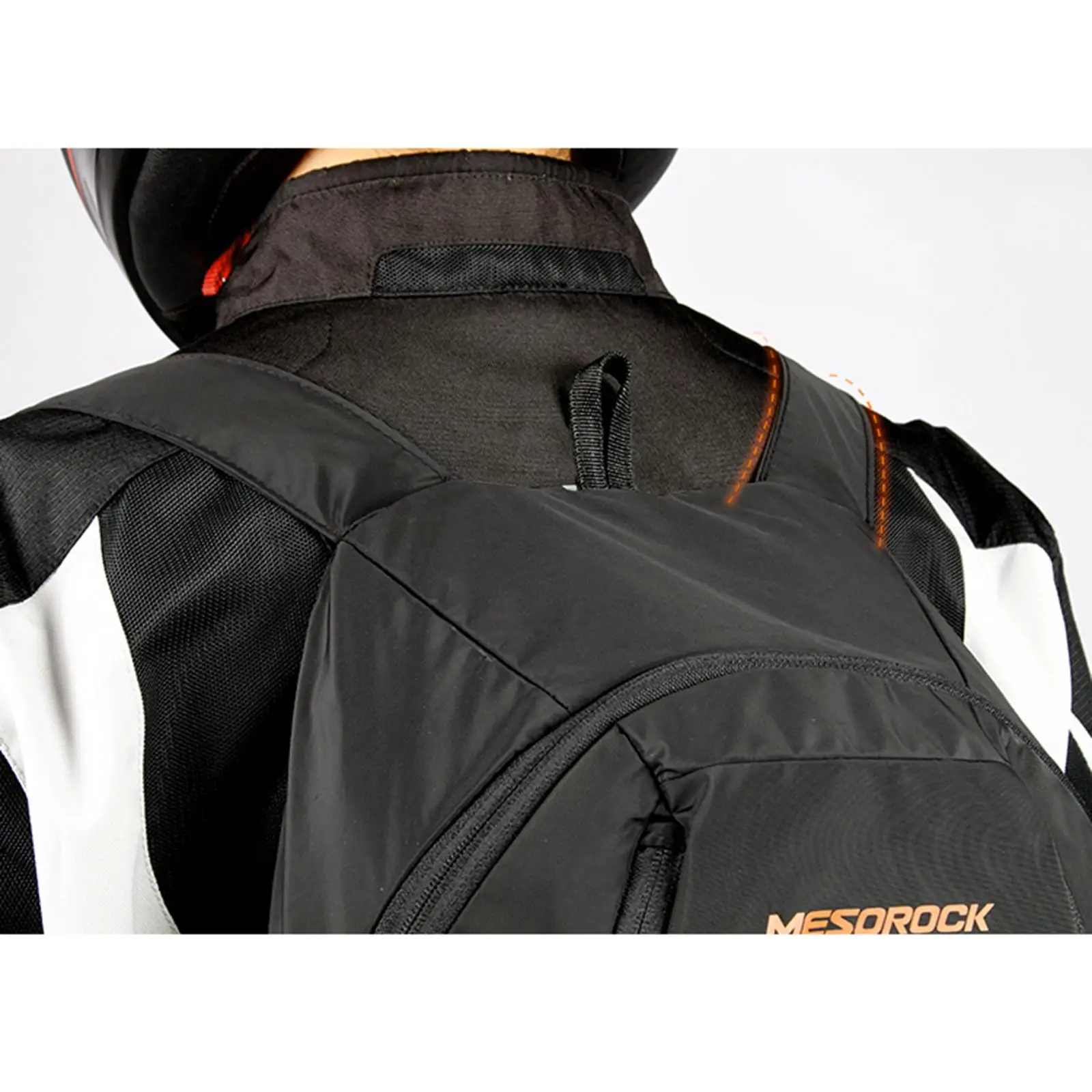 Large Capacity Motorcycle Backpack Waterproof Helmet Bag 28L Foldable Bike Pack for Men Cycling Travel Laptop Holder Rainproof