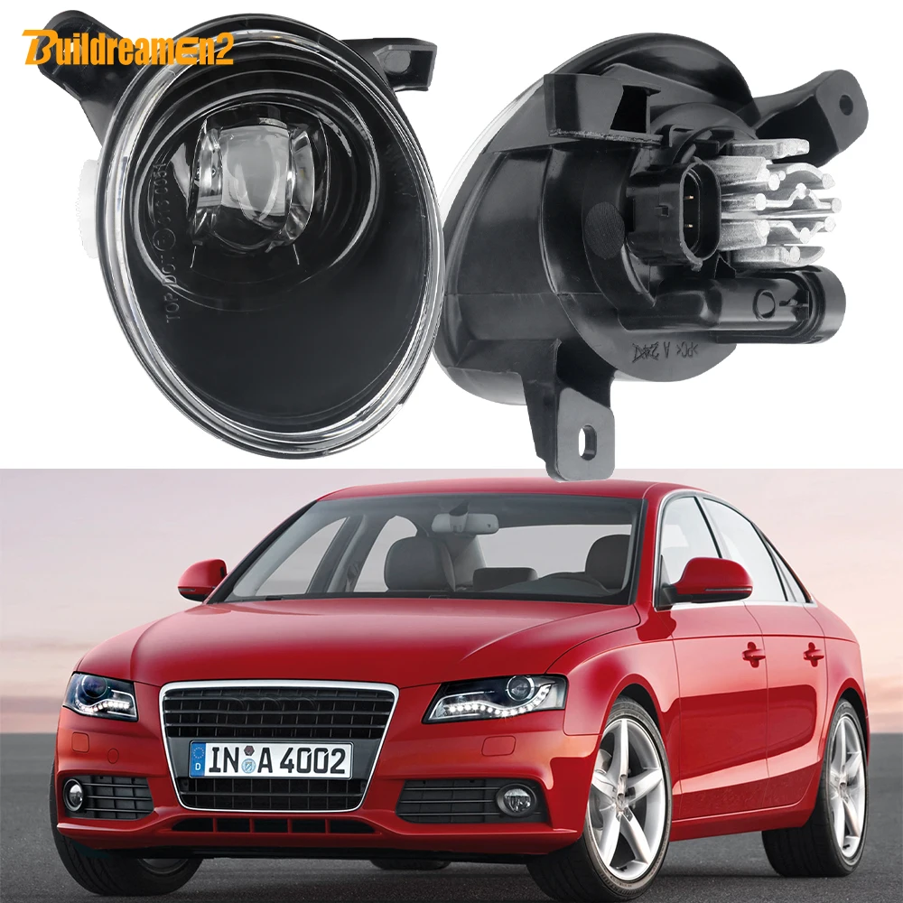 2 X 30W Car H11 Canbus LED Lens Fog Light 12V For Audi A4 S4 B8 Sedan 2009-2011(Not Fit Wagon)/ A4 Allroad Quattro 2011-2015