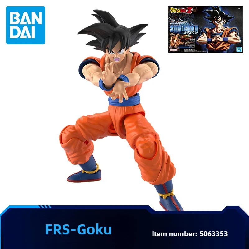 

Bandai оригинальный комплект пластиковой модели Dragon Ball FRS Super Saiyan черные волосы Goku Vegeta праздничный подарок для мальчиков модель украшения
