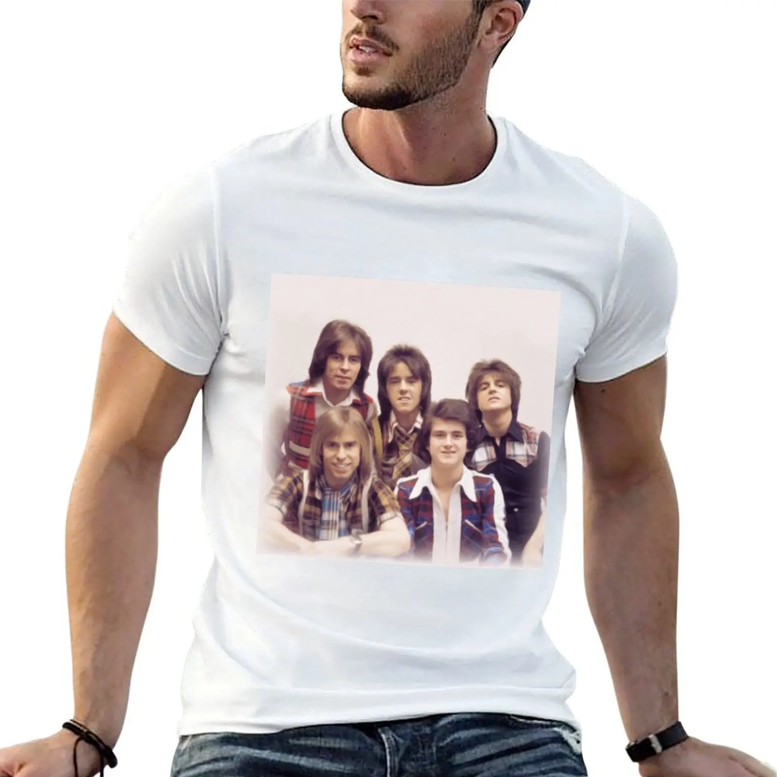 The Bay City Rollers T-Shirt Functional Casual Short Sleeve Tee