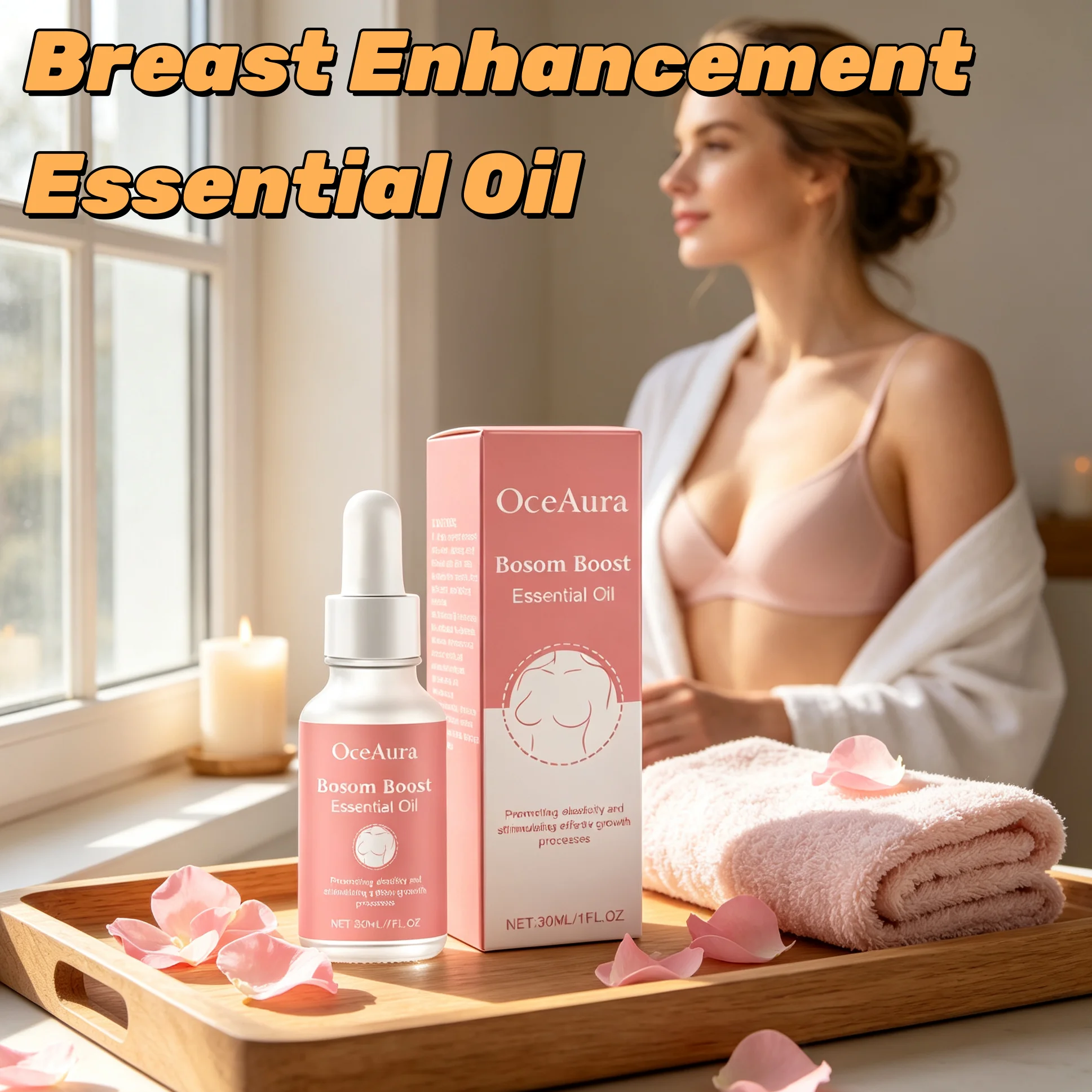 Natural Herbal Breast Massage Essential Oil Firming Lifting Anti Sagging Chest Plump Care Oil For Women Body Spa Moisturizing