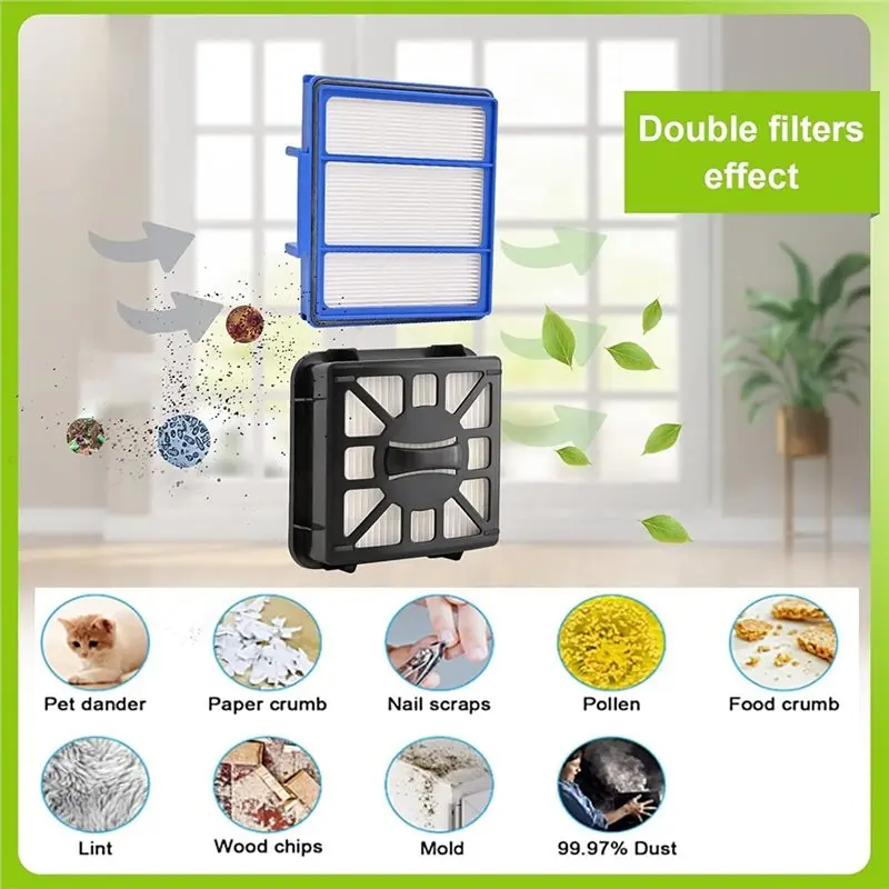 YCOC-Kit de substituição de escova principal, capa e filtro para Shark IQ R101AE RV1001AE AV912S RV913S AV1010AE RV1000 AV970 AV1002AE