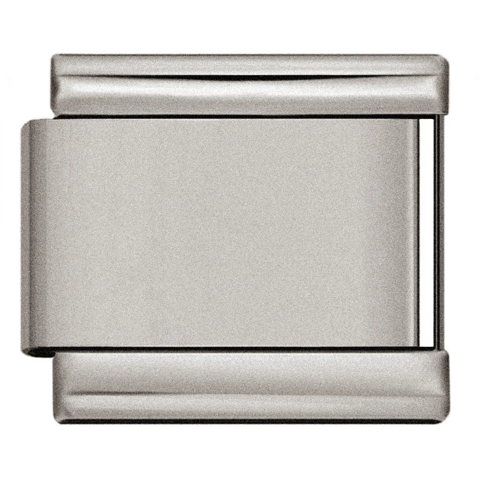 1/5 Stück Matte Italienische Charm-Verbindungsstücke, Modulare Verbindungsstücke für 9mm Armbänder, Edelstahl für DIY Armbandherstellung, Schmuckzubehör – Detail 10