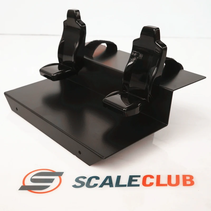 Scaleclub Tamiya 1/14 metal floor plate, storage and wiring, servo front