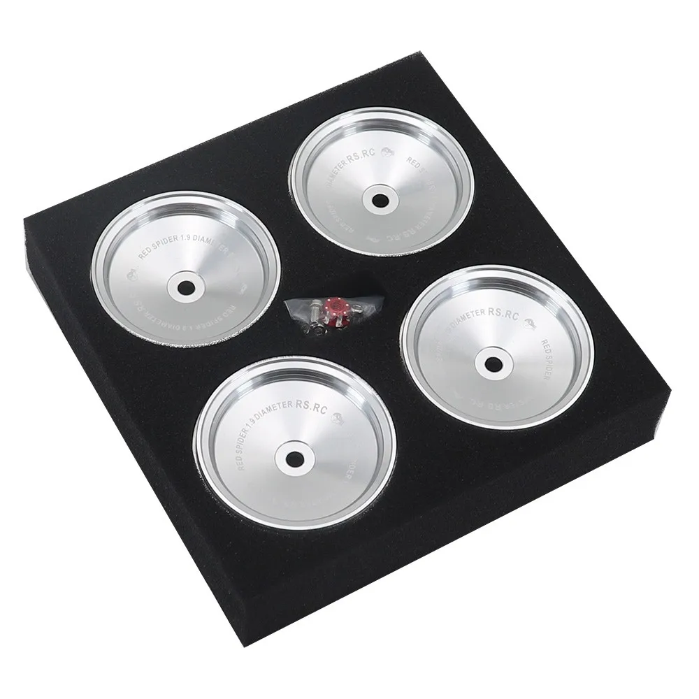 4 قطعة معدنية 1.9 "خمر سلسلة حافة محور ل 1/10 Rc المسار المحور Scx10 Traxxas Trx4 Rc4wd D90 Redcat Gen8 #6