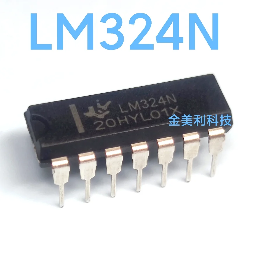 LM324  LM324N  LM324AN  OPA4277    NJU7114AD  MPQ2907A  MPQ2907  Authentic chip PDIP-14
