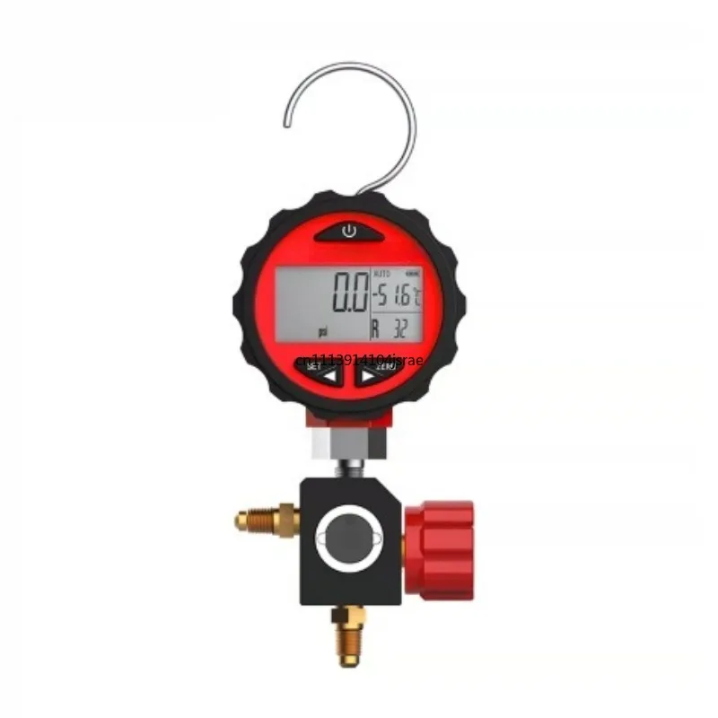 PG‑30 Digital Refrigerant Pressure Gauge HVAC Air Conditioner R22 Refrigerant Charging Repair Testing Tool