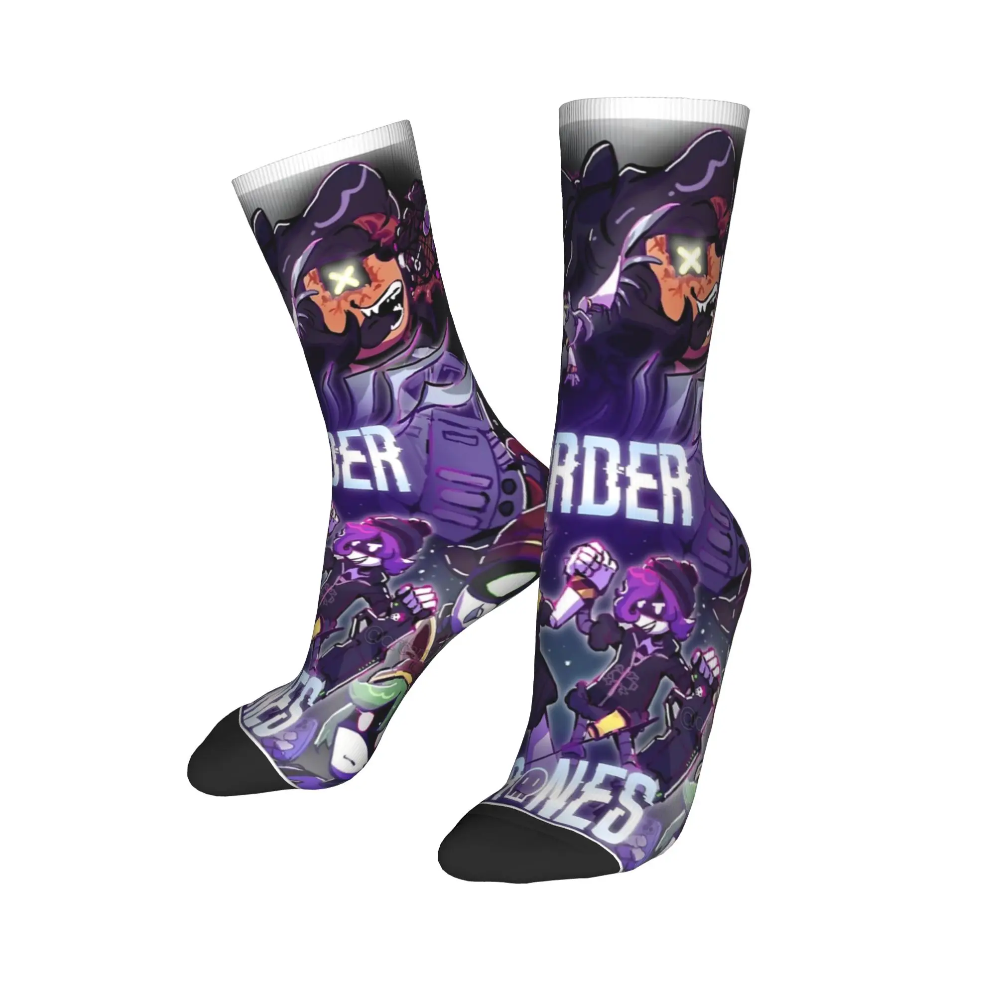 

Носки с плакатом «КРЫШКИ», мужские и женские модные носки из полиэстера в стиле Харадзюку, весна-лето, осень-зима, средние носки-трубы, подарок