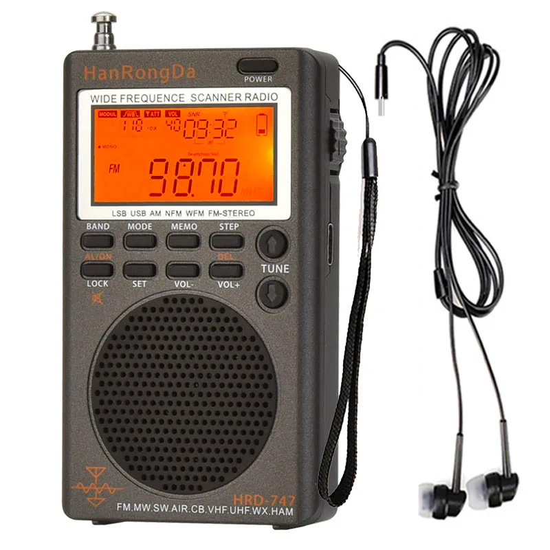 New FM portable full all band radio stereo or Broadcasting Kit mini Radio Receiver for outdoor picnic vacation off-road