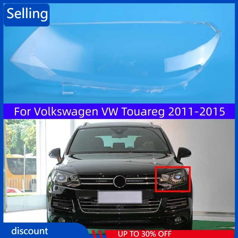 

For Volkswagen VW Touareg 2011 2012 2013 2014 2015 Left/Right Car Headlight Lens Glass Lampcover Cover Lampshade Shell