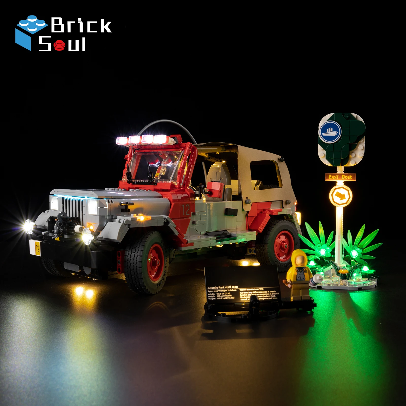 Kit di illuminazione a LED Bri - Model Kit Jurassic Park recensione e prezzo