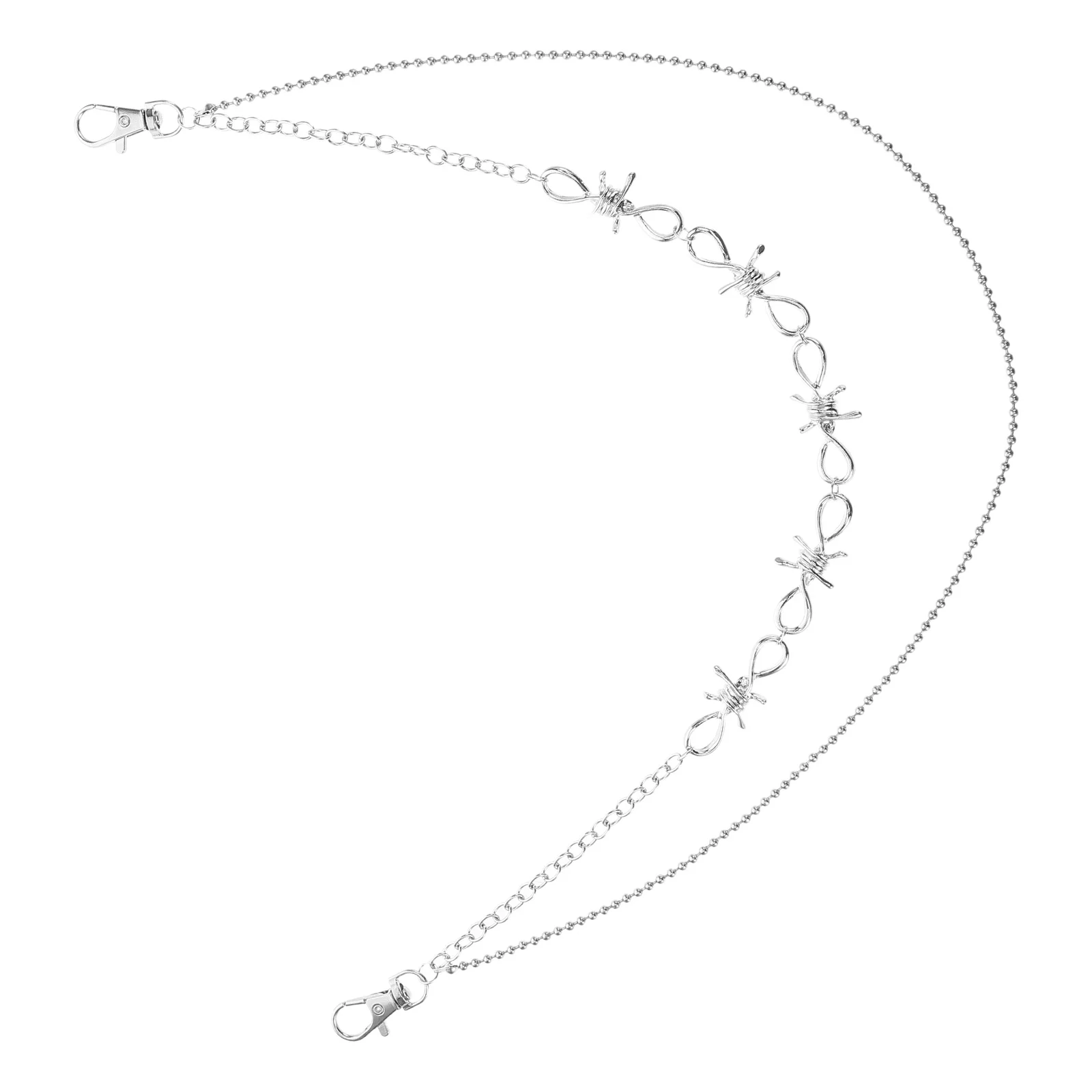 

Персонализированная поясная цепочка, металлические аксессуары для одежды, ювелирные изделия в стиле хип-хоп, панк, женские брюки, джинсовые готические цепочки, серебряные мужские рок-навесты