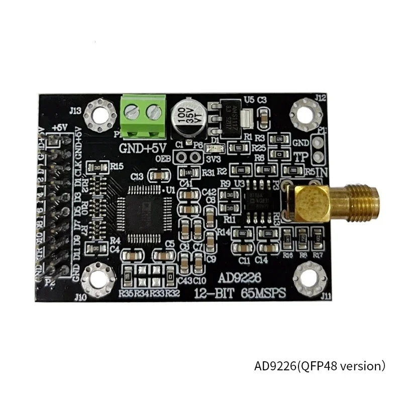 AD9226 High-Speed ADC Data Acquisition Module, 65 MSPS Sampling Rate, Analog-to-Digital Converter Matched with FPGA Development