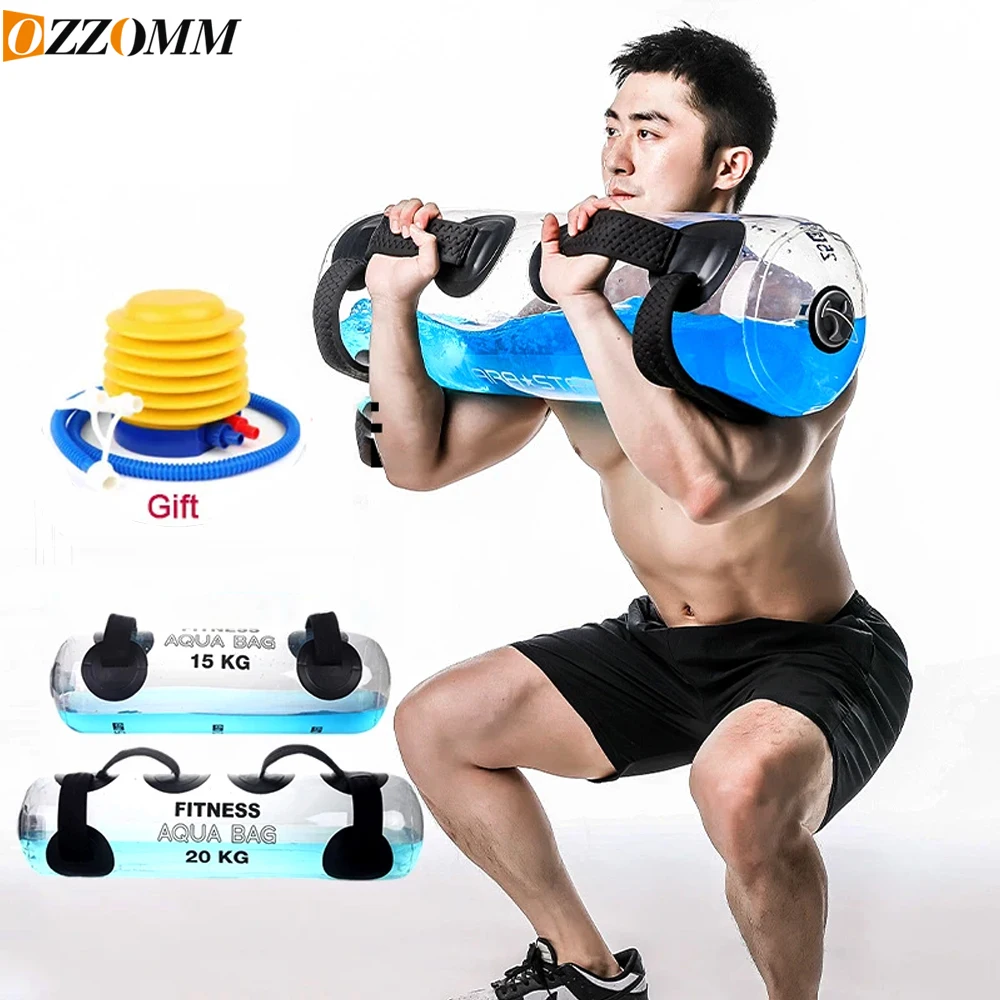

1PC Fitness Water Weight Aqua Bag - Portable Training Equipment with Stability Straps,for Full-Body Workouts - Adults Home &Gym