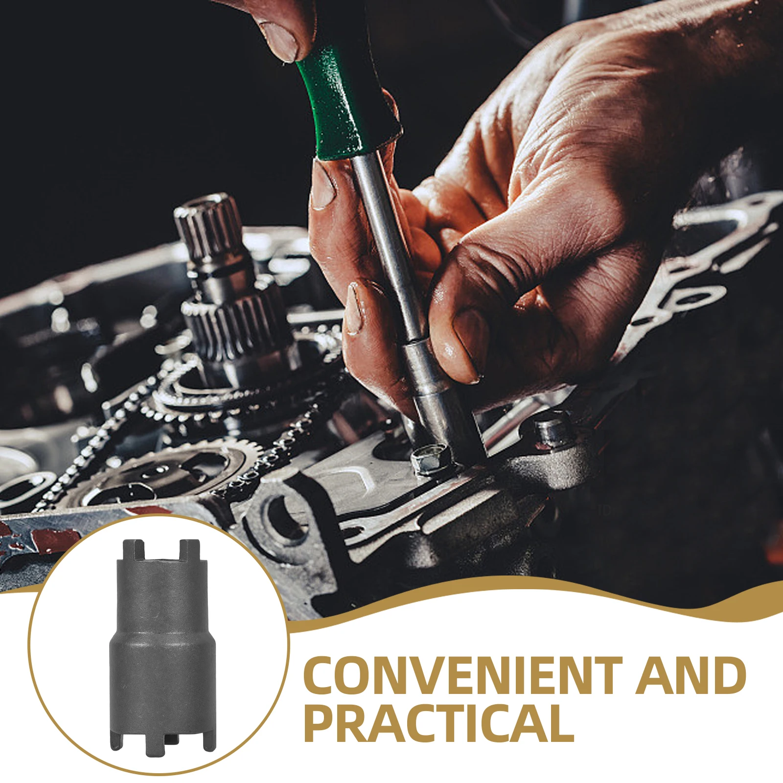 

Lock Nut Wrench 24Mm 20Mm Clutch Socket Tool For Motorcycle Dirt Bike Atv Pit Bike Alloy Wheel Repair Spanner Set