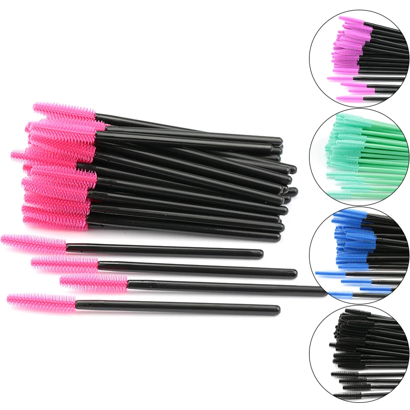 Spazzola per ciglia monouso in gel di silicone pettine bacchette per mascara strumento per estensione ciglia strumento professionale per trucco di bellezza per le donne