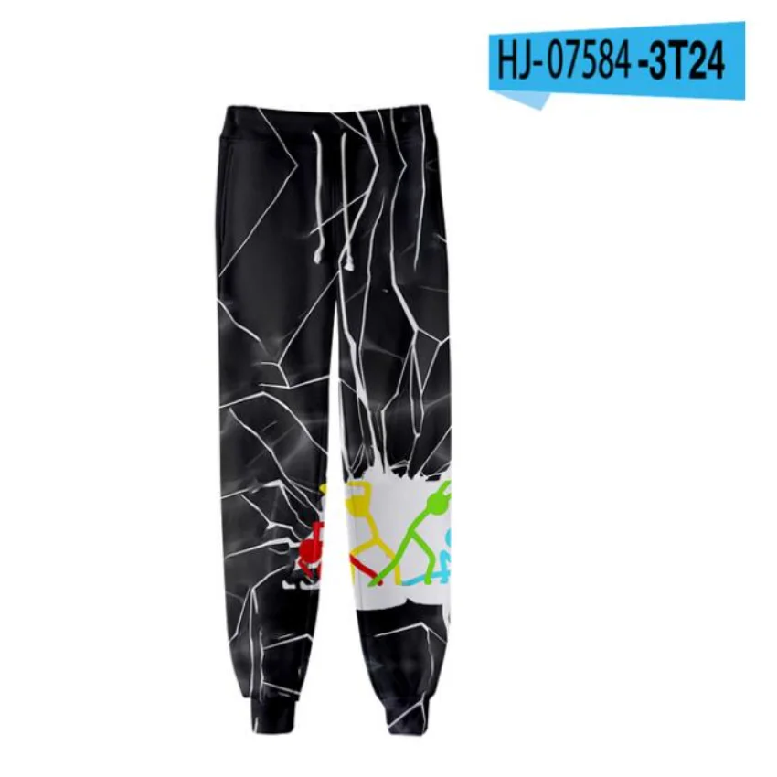 Alan Becker Merch Pantaloni della tuta Pantaloni da jogging 3D Pantaloni casual da uomo/donna Pantaloni sportivi Hip Hop Harajuku Pantalon Homme Streetwear