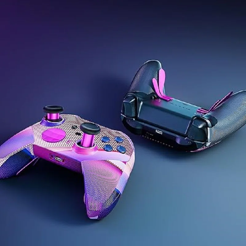 14-in-1 for Xbox One Elite Series 2 Controller Accessory Kit Metal D-Keys Trigger Paddles Repair Kit Gamepad Thumbstick Grip