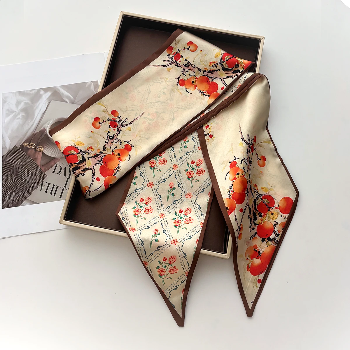 Luxury Skinny Scarves For Wome - Women Fashion Necktie recension och pris