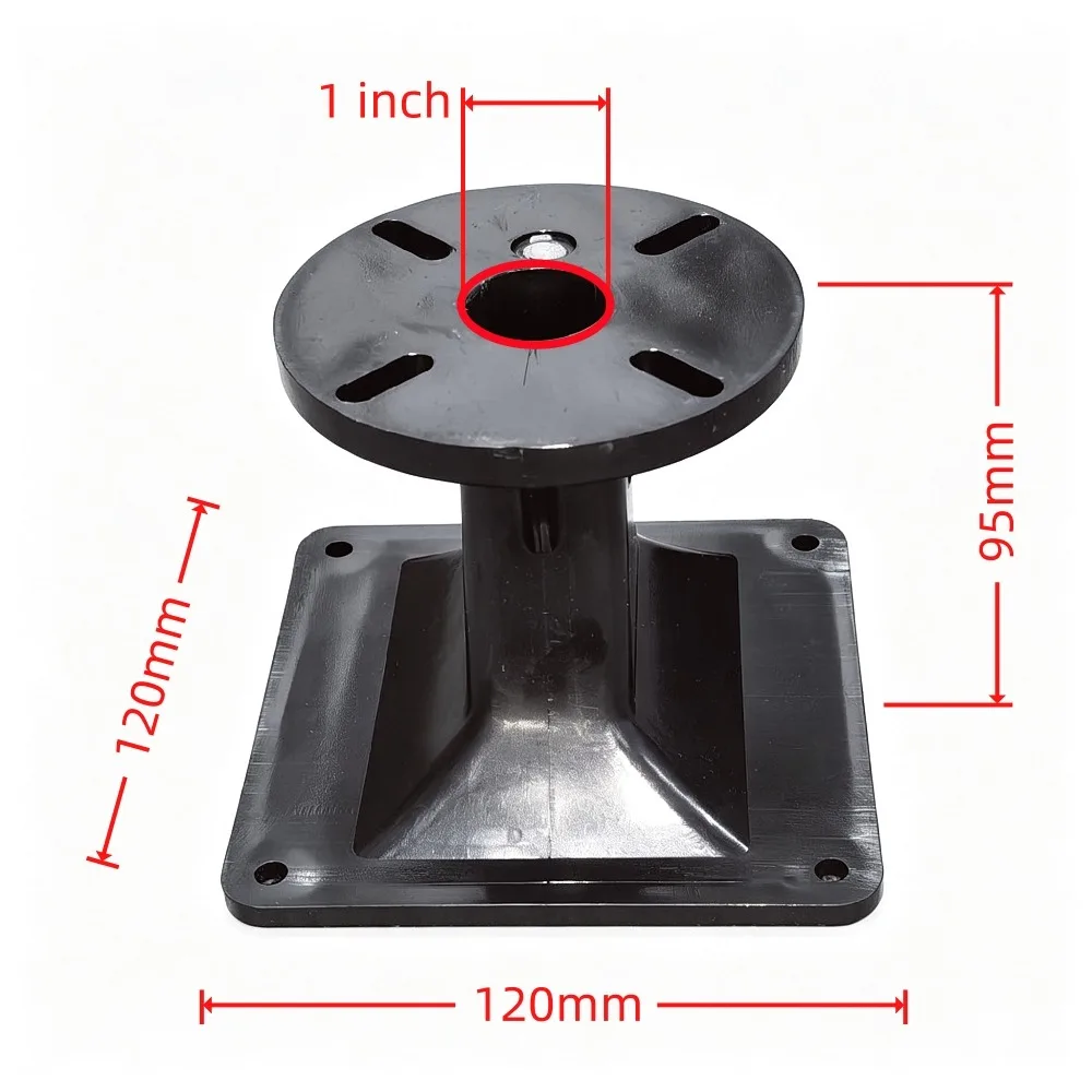 MW Audio 4,7" Quadratischer Hornlautsprecher 1" Halsöffnung 120x120x95mm ABS-Wellenleiter 4-Bolzen für Bühnen-Pro-Audio-Lautsprecher-Ersatz – Detail 1