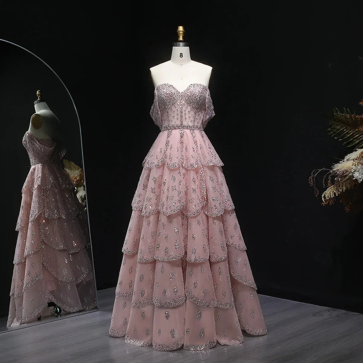 

Высококачественные элегантные розовые вечерние платья по индивидуальному заказу с открытыми плечами, милое платье для выпускного вечера с хрустальной молнией длиной до пола