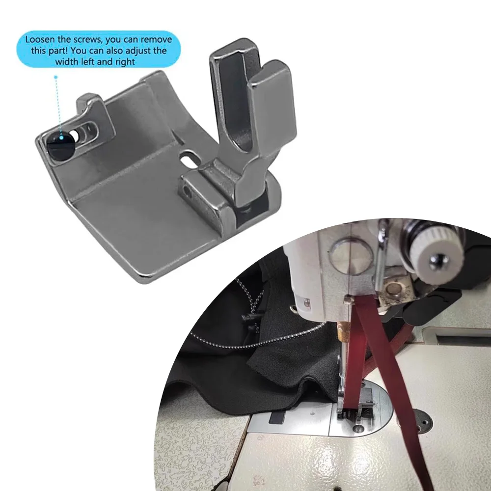 1pc Adjustable Multifunctional Presser Foot Hemming Folded Rolling Edge Guide Feet of Flat Car Industrial Sewing Machine Parts