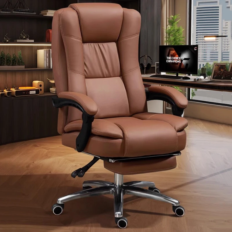 

Lounge Executive Office Chair Floor Mobile Armchair Foot Rest Computer Chair Recliner Ergonomic Sillas De Oficina Furnitures