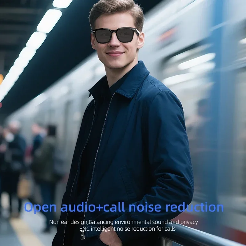 YAOCX V03-T5 الذكية AI نظارات HD كاميرا 1080P مسجل فيديو الحياة مقاوم للماء آل ترجمة صوتية الأزرق دعوة النظارات الشمسية نظارات #5