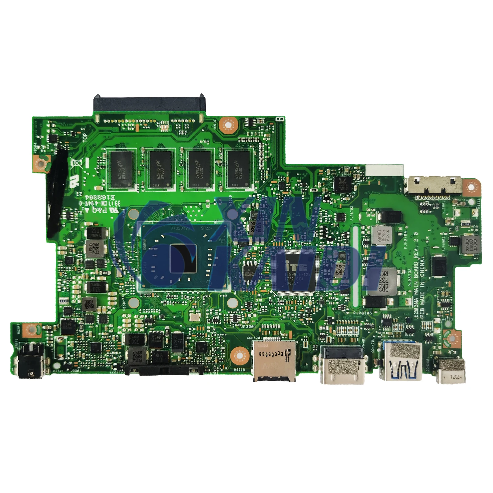 Carte mère pour ordinateur portable ASUS, carte mère pour ASUS, E203NAH, L203NAH, E203NAS, L203NA, N3350, N4200, CPU, 2G, 4G RAM, 0G, 32G, 64G, 128G, SSD