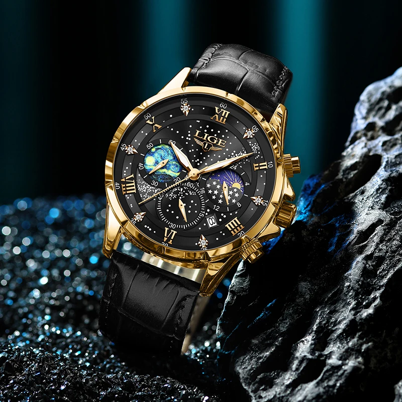 LIGE 2026 Top Luxury Brand Men - đánh giá và giá Smartwatch Army Watches For Men