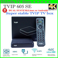 [Genuine] TVIP smart TV Box Linux4.4 Android Dual System Best Set Top Box ULTRA 4K/2.4G WiFi Ultra Super Clear nordic one Player