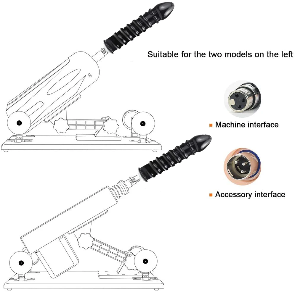 11 Types Traditional Sex Machine Attachments 3XLR Realistic Dildos Accessories  Love Machine Sex Products For Women Men