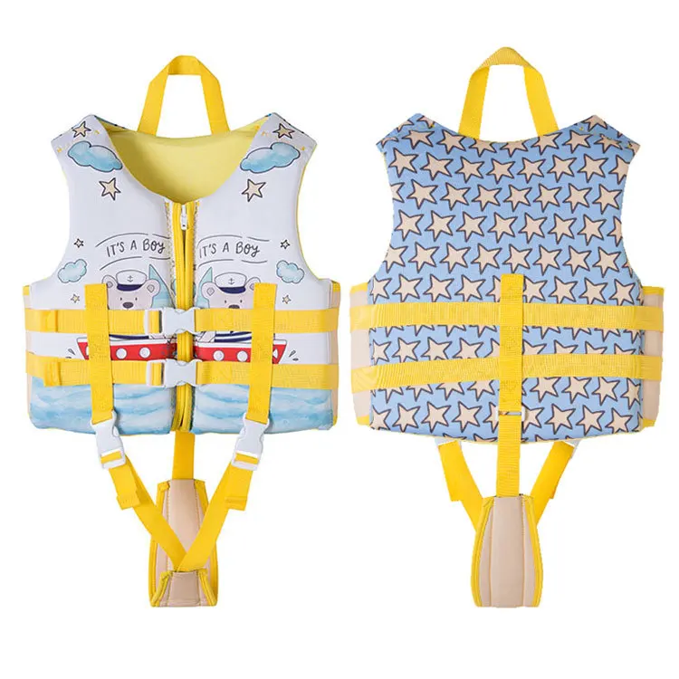 

Kids Safety Life Vest High Buoyancy Swimming Jacket for Children Activities Adjustable Swimming Protection Vest for Boys Girls