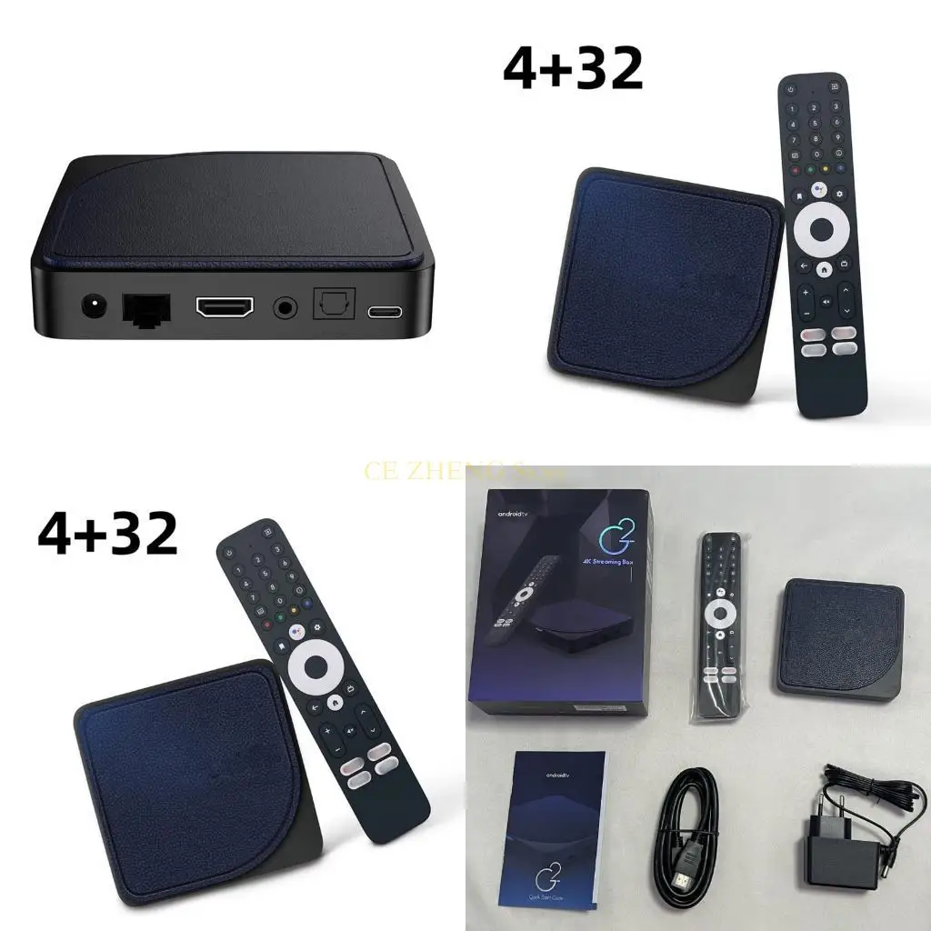 

E56B HDTV Box 2 4G Wi-Fi Bluetooth-совместимый медиаплеер с пультом дистанционного управления S905X4K Сетевая телеприставка