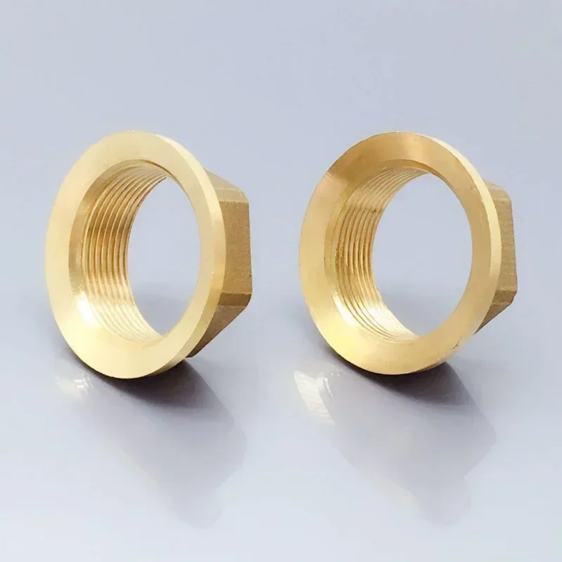 Copper kitchen Sink Cold Hot Faucet Accessories Base Fixed Foot Screw Nut Water Tap Pipe Connector for Bathroom Kitchen Hardware