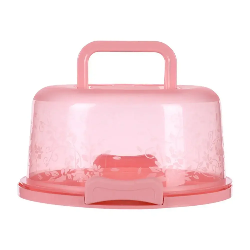 

Clear Cake Container Cake Storage Container Hosting Events Portable Cake Storage Secure Buckle Design Sturdy Buckle For Cakes